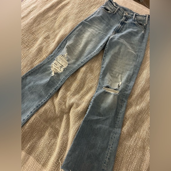 Mother Denim The Hustler Ankle Fray Jeans - Picture 6 of 13